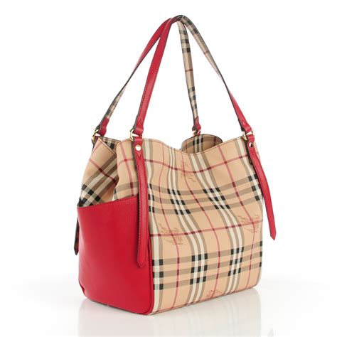 burberry haymarket red|burberry haymarket check tote.